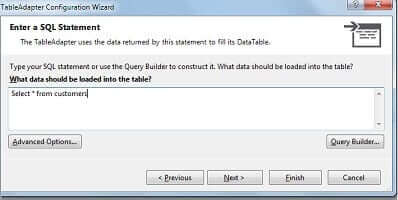 Enter a SQL Statement