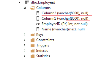 Data Annotations Column Attribute Column Order