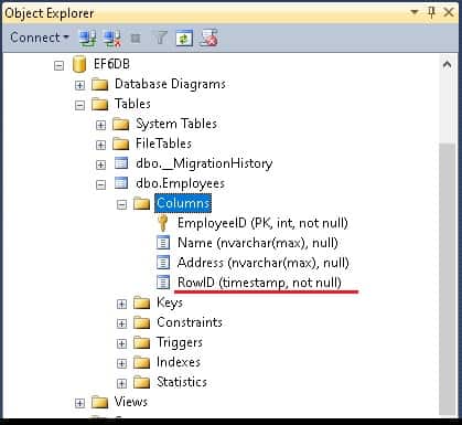 Timestamp Attribute in Entity Framework