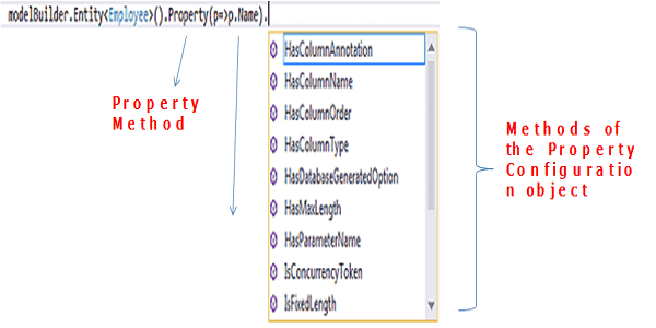 Entity Type Property Configuration