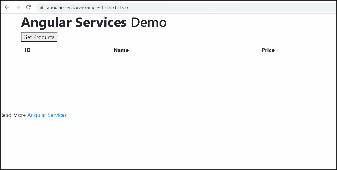 Angular Services Example