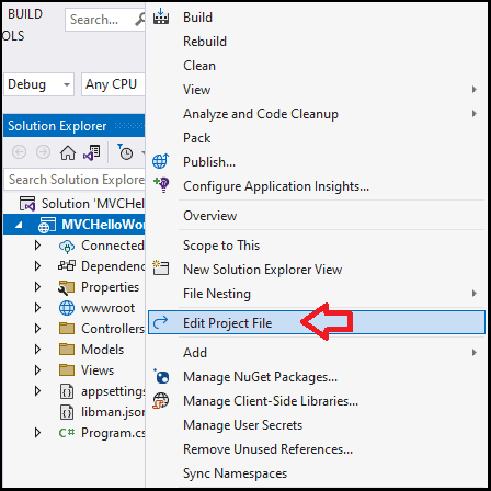 Edit csProj right from the Visual Studio Editor