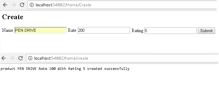 ASP.NET Core Simple Form