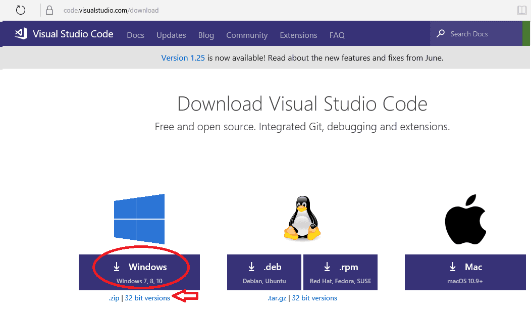 Download Visual Studio Code