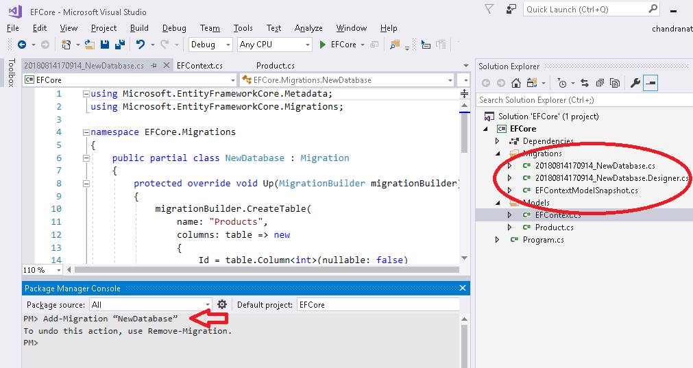 EF Core Add-Migration