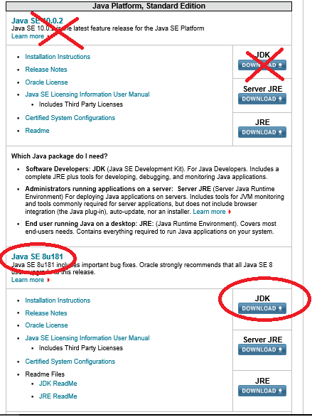JDK Download Page