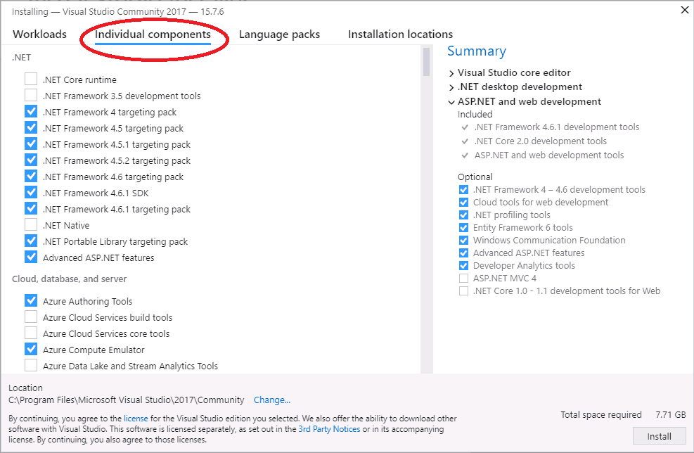 How to Download and Install Visual Studio 2017 - TekTutorialsHub