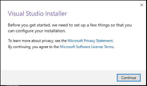 Visual Studio 2019 License Agreement