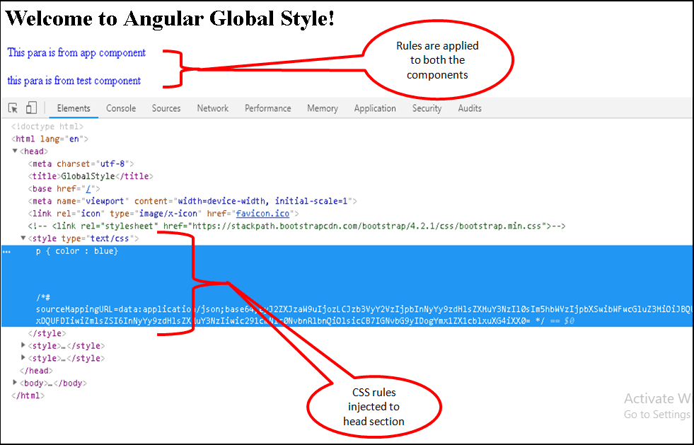 Angular Global Css Styles Tektutorialshub