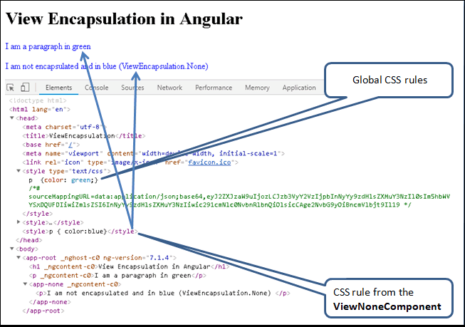 ViewEncapsulation.None in Angular