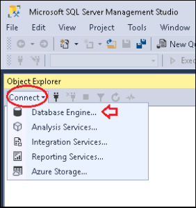 Connect to SQL Server Using Management Studio - Tektutorialshub