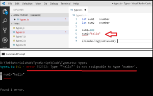 Typescript Data Types - Tektutorialshub
