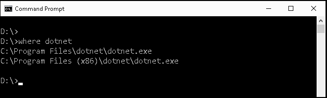 Where dotnet
