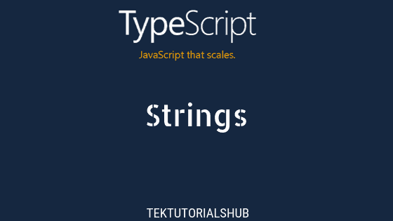 TypeScript - TekTutorialsHub