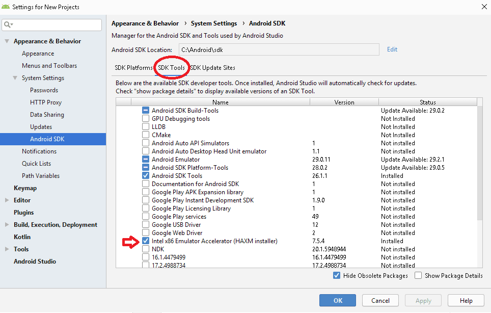 Esitellä 41+ imagen android studio haxm