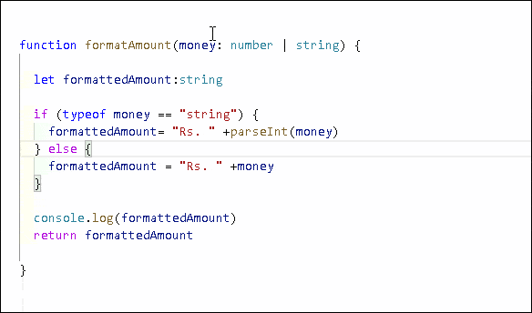 TypeOf in TypeScript Acts a a Type Guard