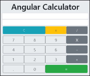 Angular Calculator Application - Tektutorialshub