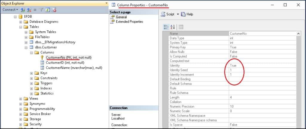 Key Attribute in Entity Framework Core