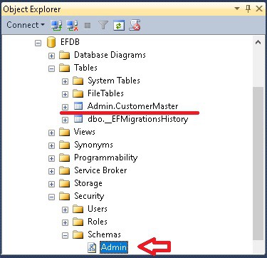 entity framework core table attribute with schema