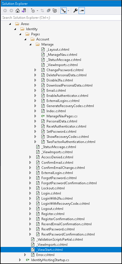 Identity Scaffolded Files