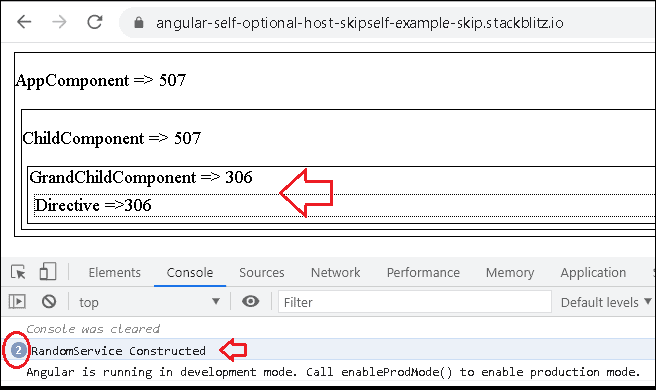 @Self Angular Example