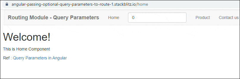 Query Params in Angular