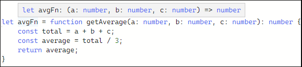 Typescript infers the function Type