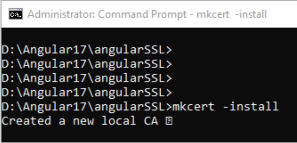Creating a Local CA using mkcert